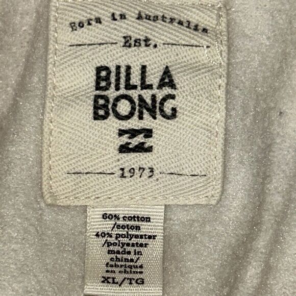 Billabong’s Sailing ⛵️Hoodie with Back Fade Logo Kangaroo 🦘 Pockets🚤 Rope pulls - Picture 11 of 17